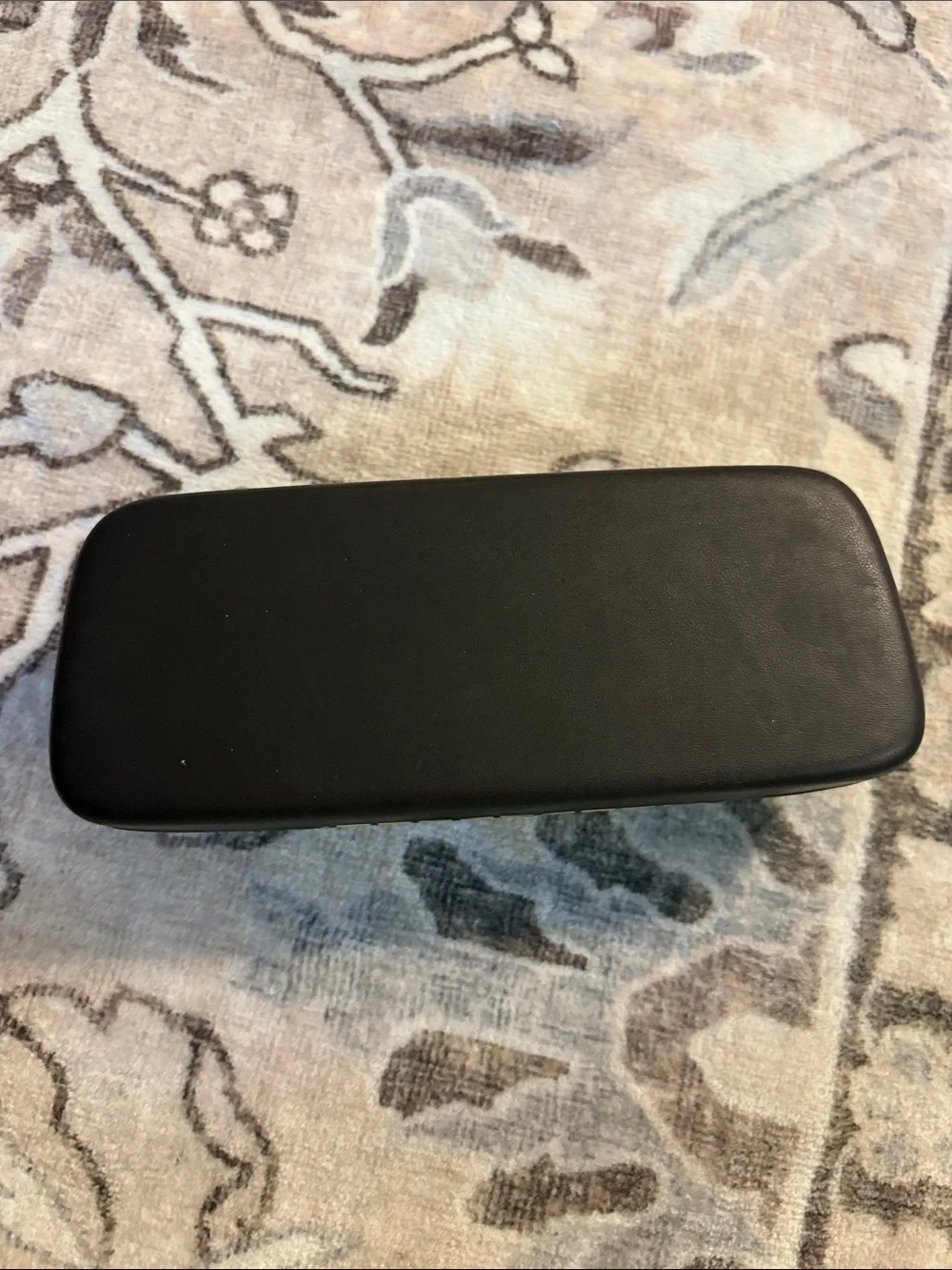 Anne Klein Brown Eyewear Case with Cream Interior